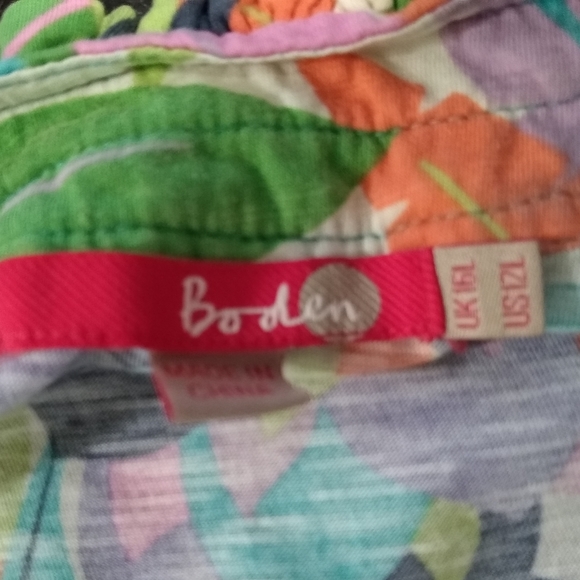 BODEN cotton knit vibrant print midi tank dress, 12 - Picture 7 of 14